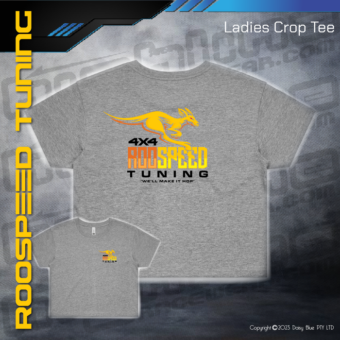 Ladies Crop Tee - RooSpeed 4x4 Tuning