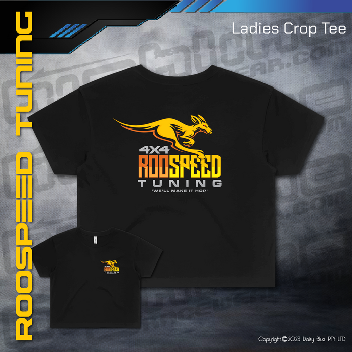 Ladies Crop Tee - RooSpeed 4x4 Tuning