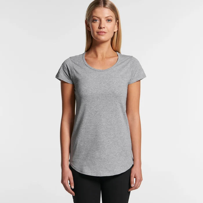 Ladies Pink Castle Logo Tee