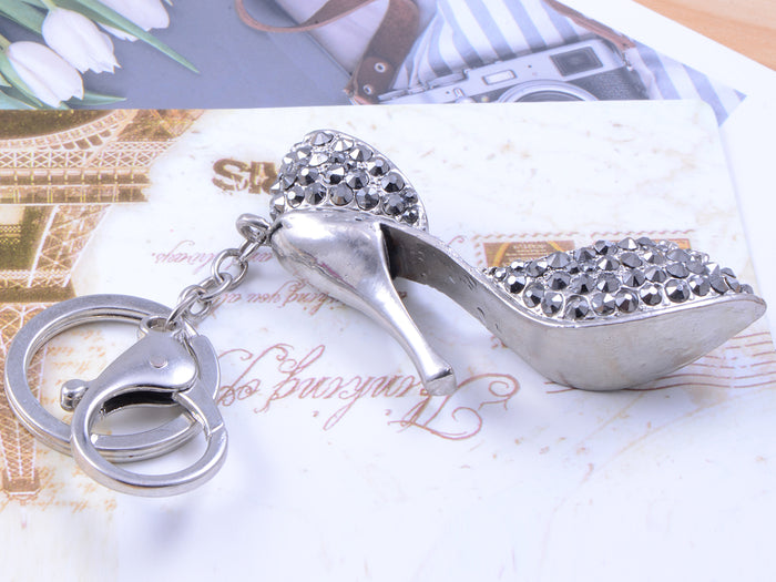 Lady's High Heel Shoe Women Bag Refinement Keychain
