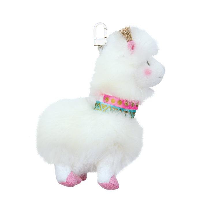 Llama Blanca Keychain