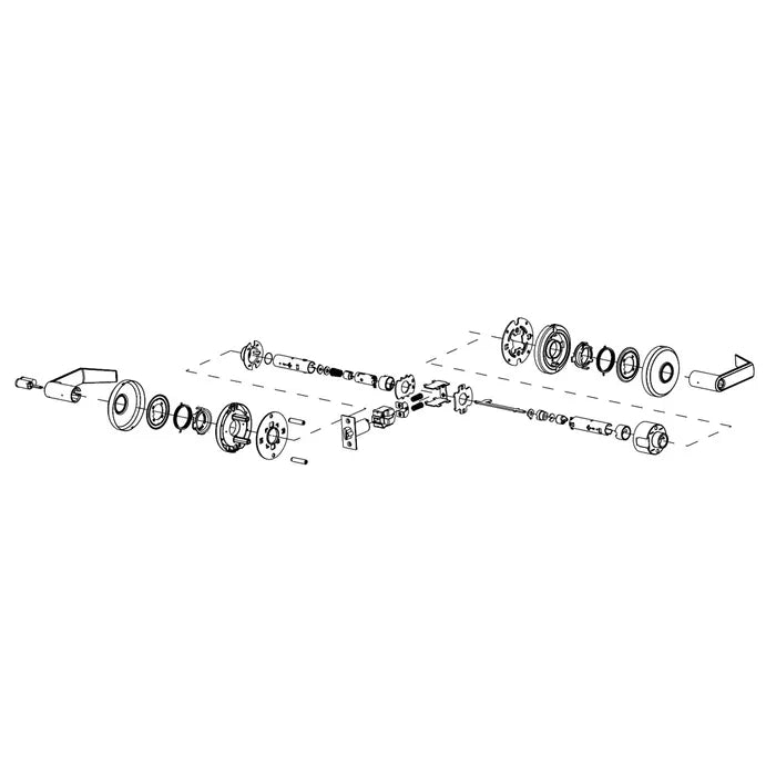LOCKTON DDA '6000 Series' LEVERSET - HALF DUMMY - BLACK