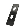 LOCKTON 'Square End' - EXT PLATE - DUAL ENTRY - *Matte BLACK*