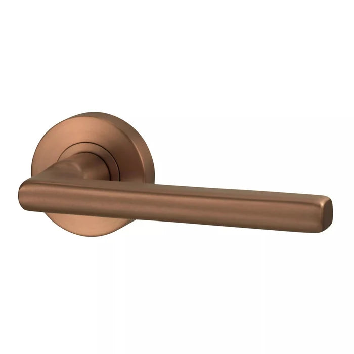Lockwood Vivid Collection Lever 4 - Satin Bronze - Entry - Point - VIV1/V4BZPVD - Lockwood