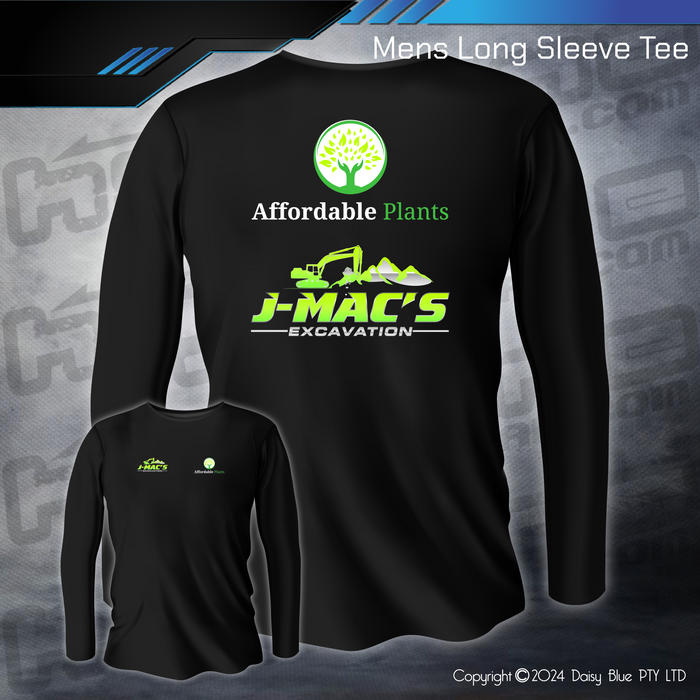 Long Sleeve Tee - JMAC Excavations/Affordable Plants