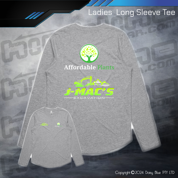 Long Sleeve Tee - JMAC Excavations/Affordable Plants