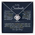 Love Knot Necklace for Soulmate - Romantic Gift - Anniversary Jewelry