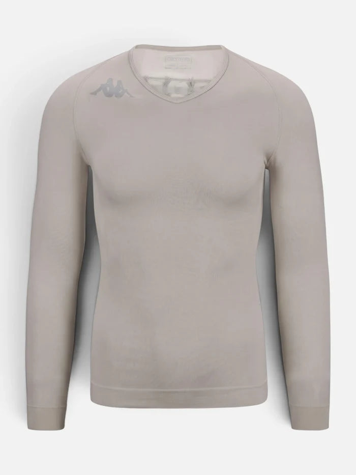 Lycra Termica Kappa Kombat Skin Bongv Gris Lt Off White