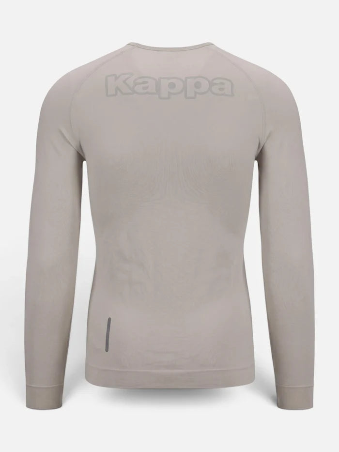 Lycra Termica Kappa Kombat Skin Bongv Gris Lt Off White