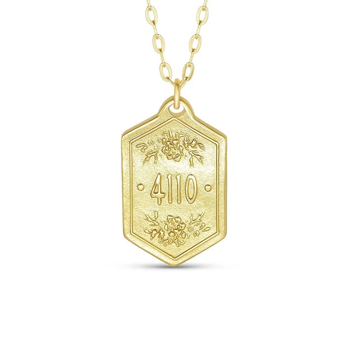 Madison Sterling - 16in Necklace - Pendant - Isaiah 41:10 - Findlay Rowe Designs