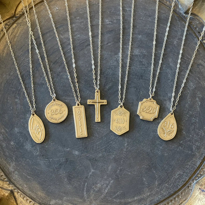 Madison Sterling - 16in Necklace - Pendant - Isaiah 41:10 - Findlay Rowe Designs