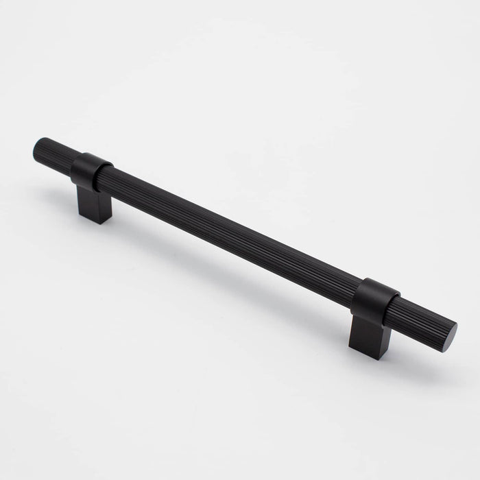 Matt Black Fluted Pull - Cassandra - Manovella