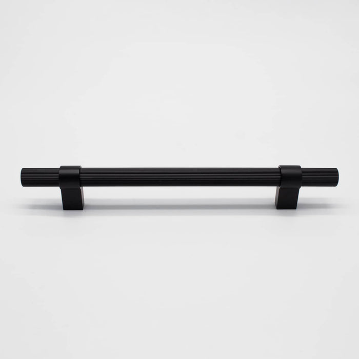 Matt Black Fluted Pull - Cassandra - Manovella