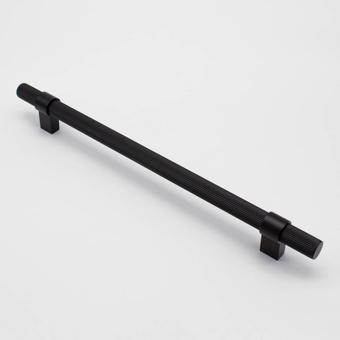 Matt Black Fluted Pull - Cassandra - Manovella