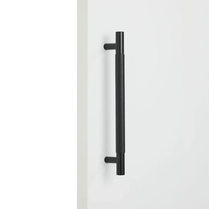 Matt Black Knurled Appliance/Door Pull - Charmian - Manovella