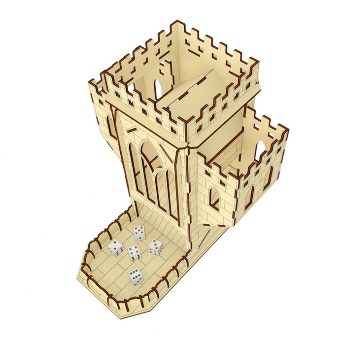 Medieval Castle Dice Tower - A Great Device for Board Games - Glowforge
