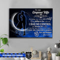 Canvas Prints 24" x 16" - BEST SELLER Personalized Canvas - Meeting You Was Fate - To My Gorgeous Wife