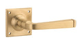 Lever Set Only / Unlacquered Satin Brass