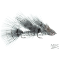 MFC Galloup's Barred Mini Dungeon silvery grey barred streamer fly