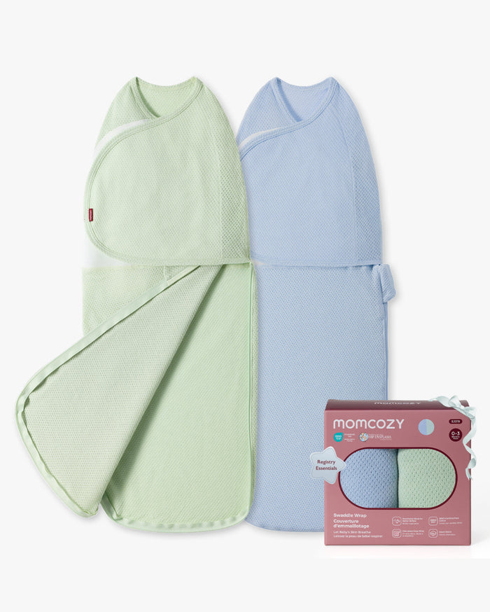 Momcozy Breathable Airflow Swaddle for 0-3M