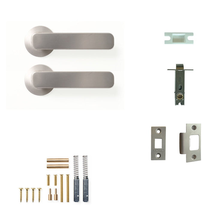 Passage Set - Tubular / Dull Brushed Nickel