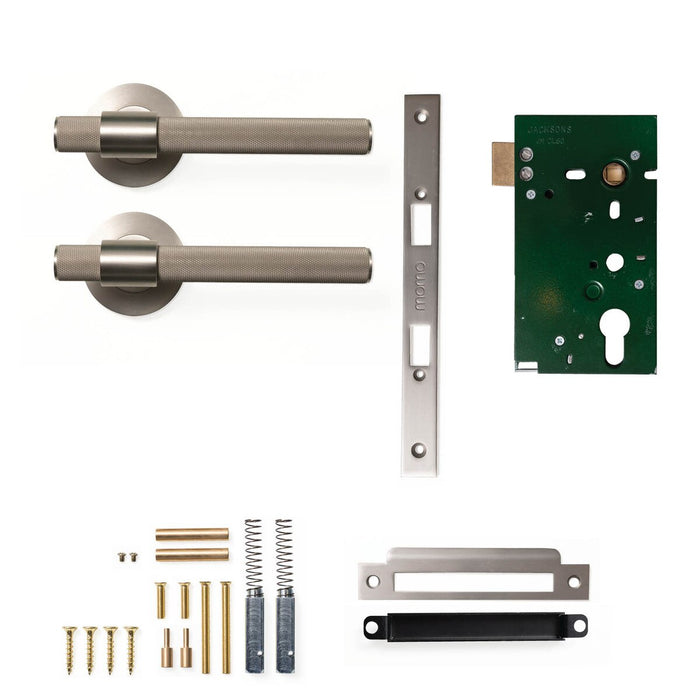 Passage Set - Mortice / Dull Brushed Nickel