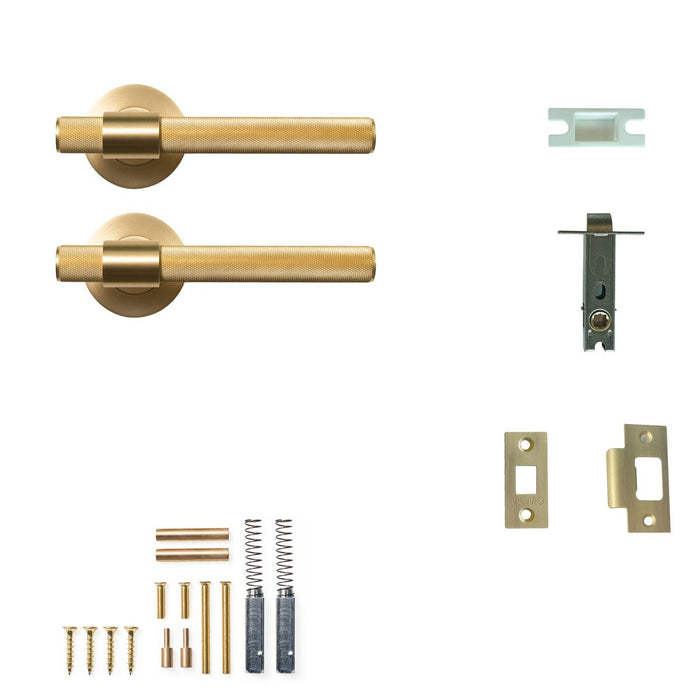 Momo Belgravia Knurled Lever – Solid Brass