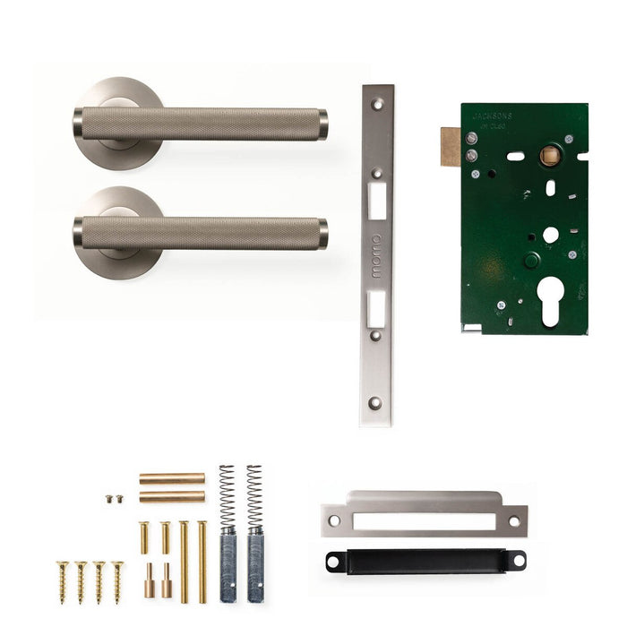Passage Set - Mortice / Dull Brushed Nickel