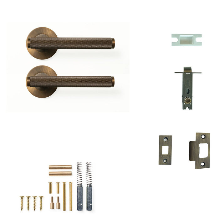 Momo Bellevue Knurled - Solid Brass Handle Sets