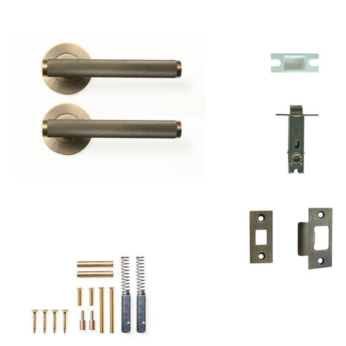 Momo Bellevue Knurled - Solid Brass Handle Sets