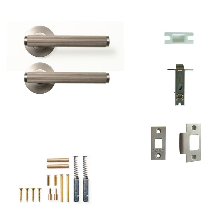 Passage Set - Tubular / Dull Brushed Nickel