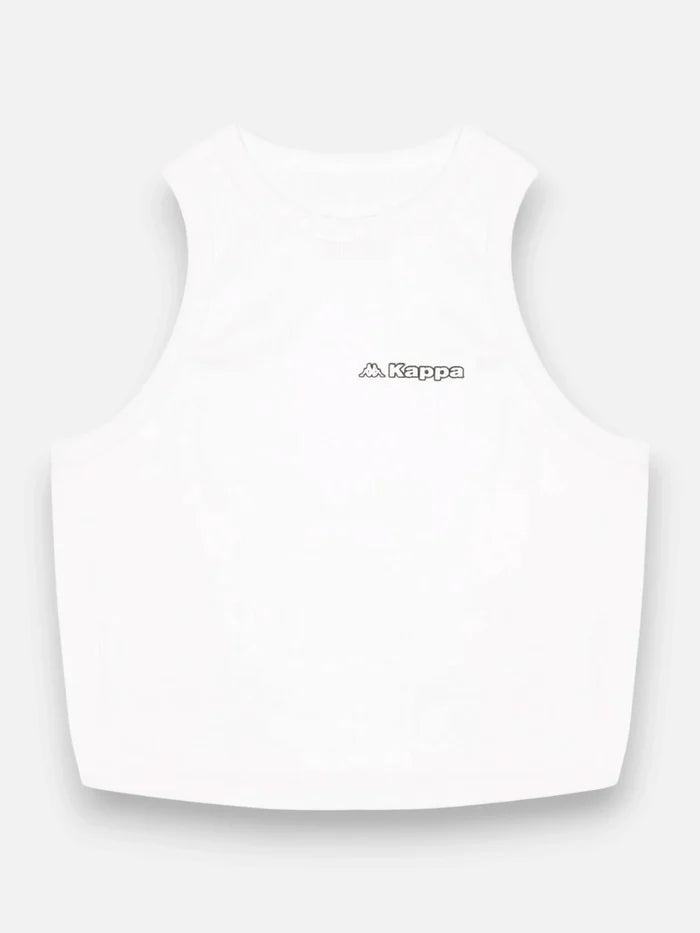 Musculosa Mujer Kappa Logo Fadiaf 2 Blanco