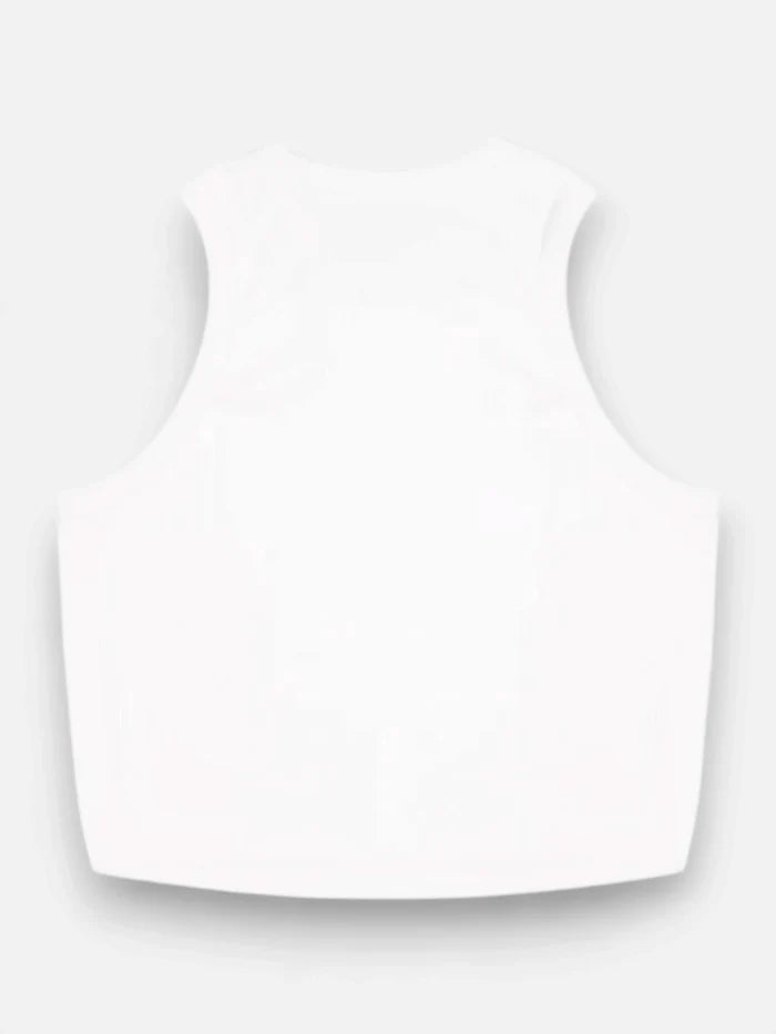 Musculosa Mujer Kappa Logo Fadiaf 2 Blanco