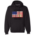 'My Time in Uniform Never Ends-Black Hoodie
