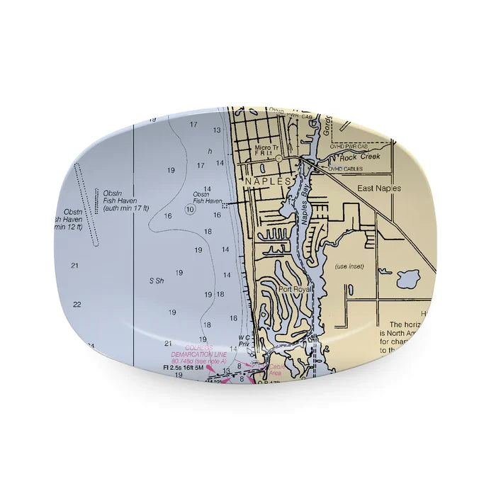 NAPLES Chart Platter