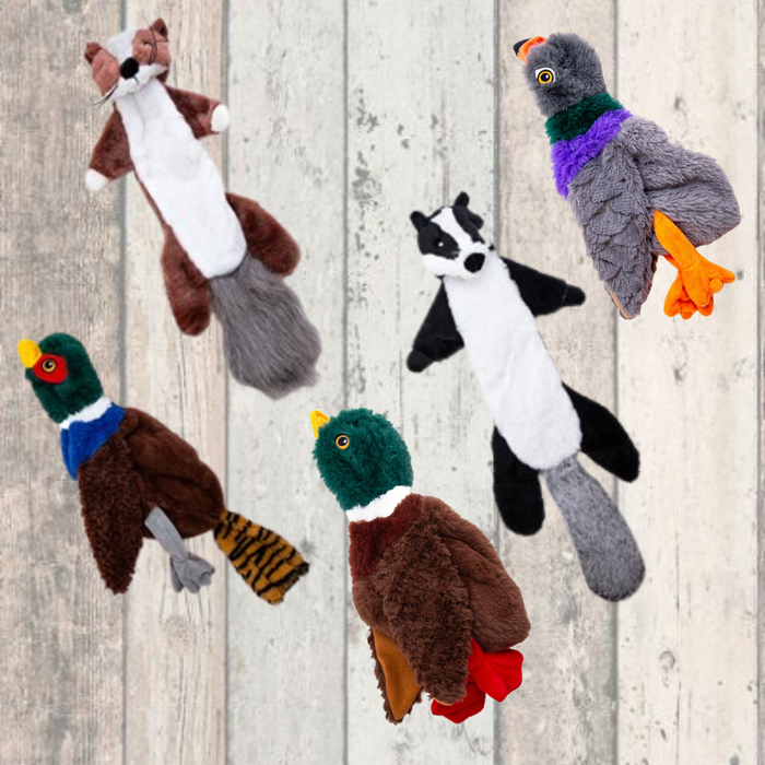 Natural Instinct No-Filling Animal Toys - DOGHOUSE