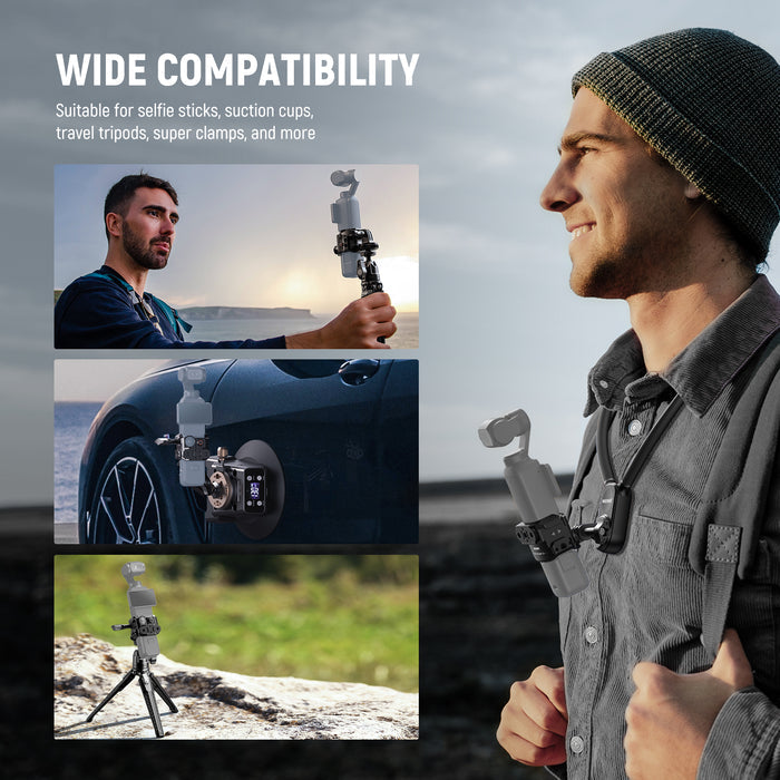 Wide Compatibility of the NEEWER AC009 Metal Camera Cage For DJI Osmo Pocket 3