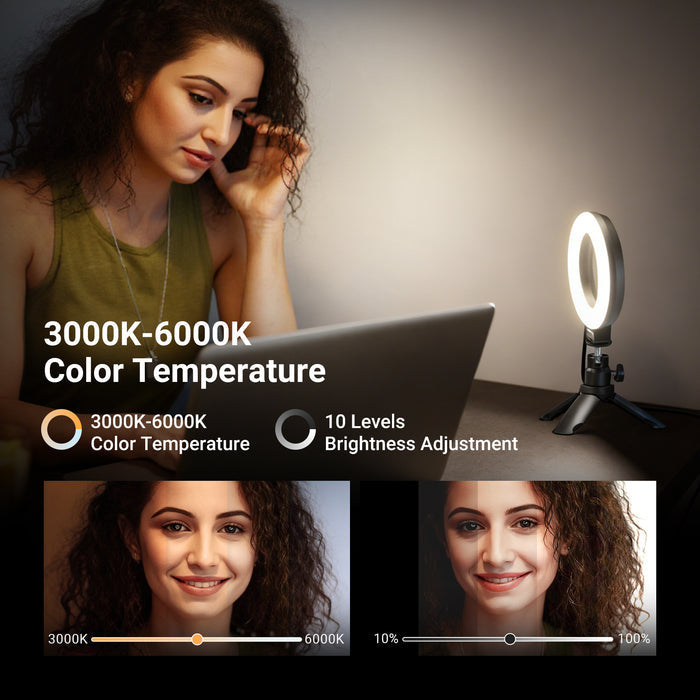 NEEWER BASICS BR60 5" Bi-Color Mini Ring Light