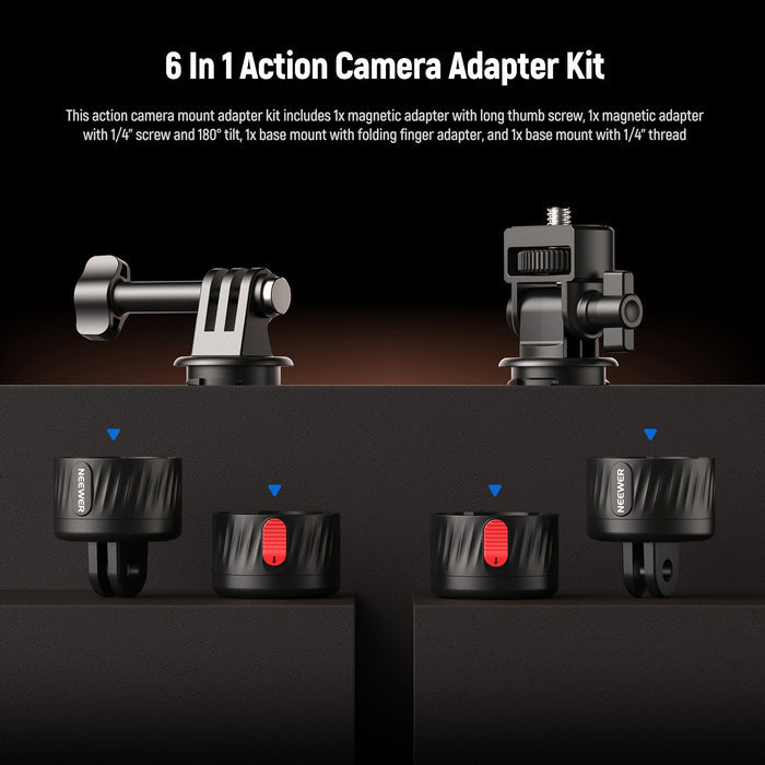 6 In 1 Action Camera Adapter Kit