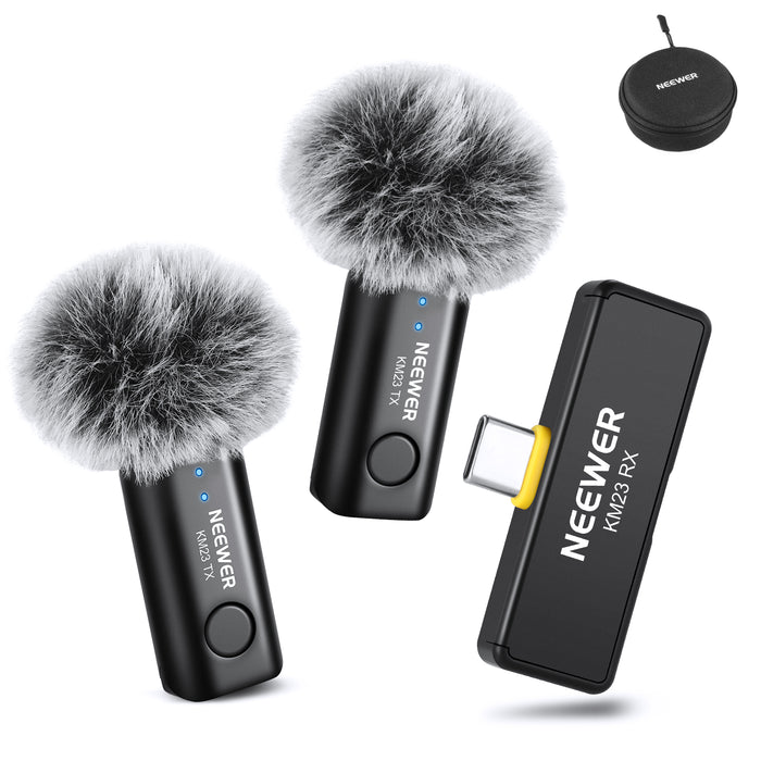 NEEWER KM23 Wireless Lavalier Microphone Kit