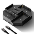 NEEWER NW-F4 100W 4 Channel Fast Charger for NP-F550 NP-F750 NP-F970 Battery