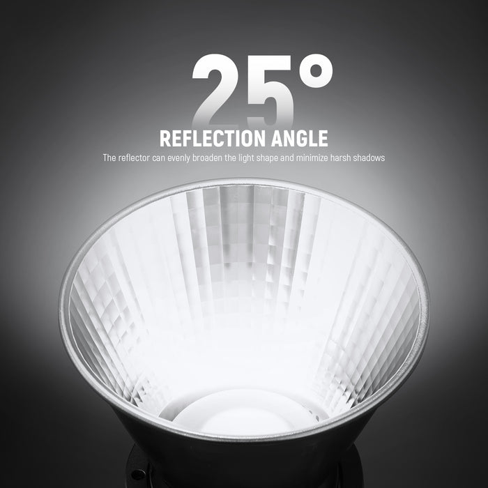 standard reflector with a 25° reflection angle