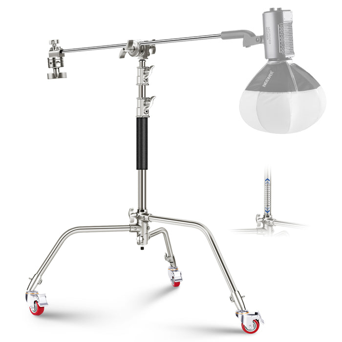 NEEWER SC186W Stainless Steel Heavy Duty C Stand