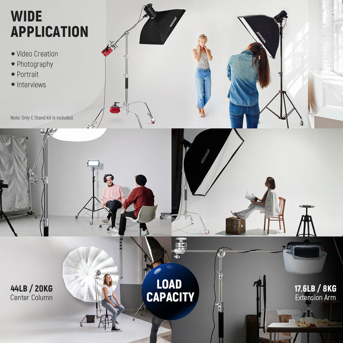 Wide Applications of the NEEWER SC186W Portable Light Stand