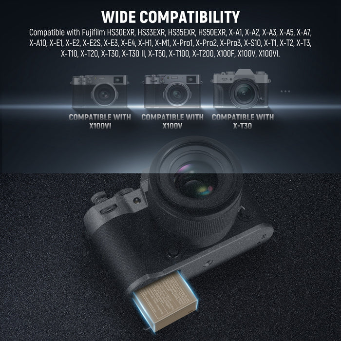 NEEWER TNP-W126 NP-W126S 1050mAh Power Battery For Fujifilm