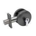 Neue Double Cylinder Deadbolt Satin Graphite - By Gainsborough