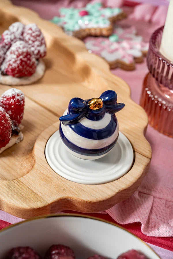 Nora Fleming - Mini - Deck the Halls - Blue - Findlay Rowe Designs