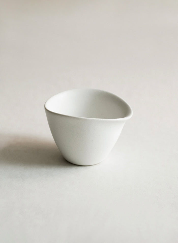 NR Ceramics Medium Tea Cup, stone white
