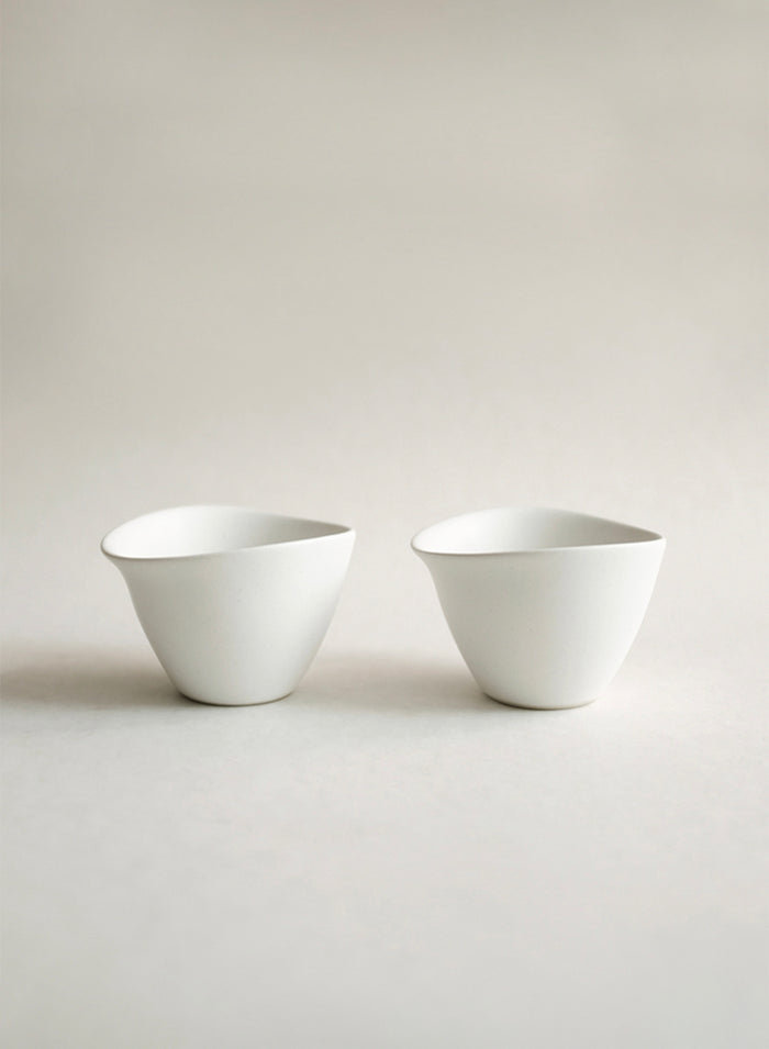 NR Ceramics Medium Tea Cup, stone white