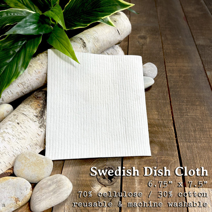 Oak Leaf and Trail Signs - 2pk Swedish Dish Cloth
